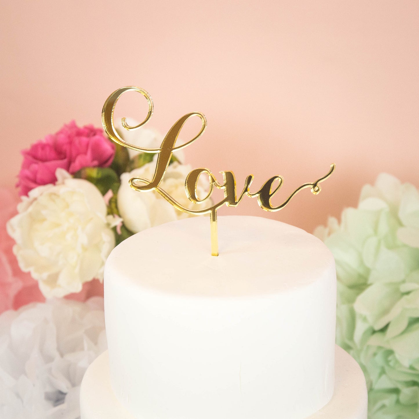 ケーキトッパー カリグラフィー Love